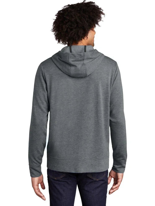 Sport-Tek PosiCharge  Tri-Blend Wicking Fleece Full-Zip Hooded Jacket with custom logo embroidery