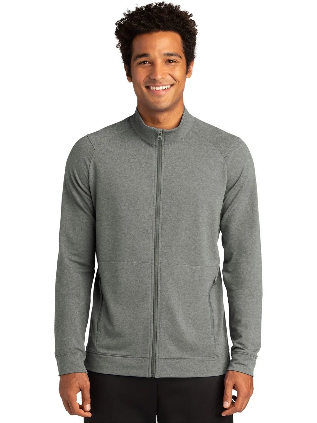 Sport-Tek Sport-Wick Flex Fleece Full-Zip with custom logo embroidery