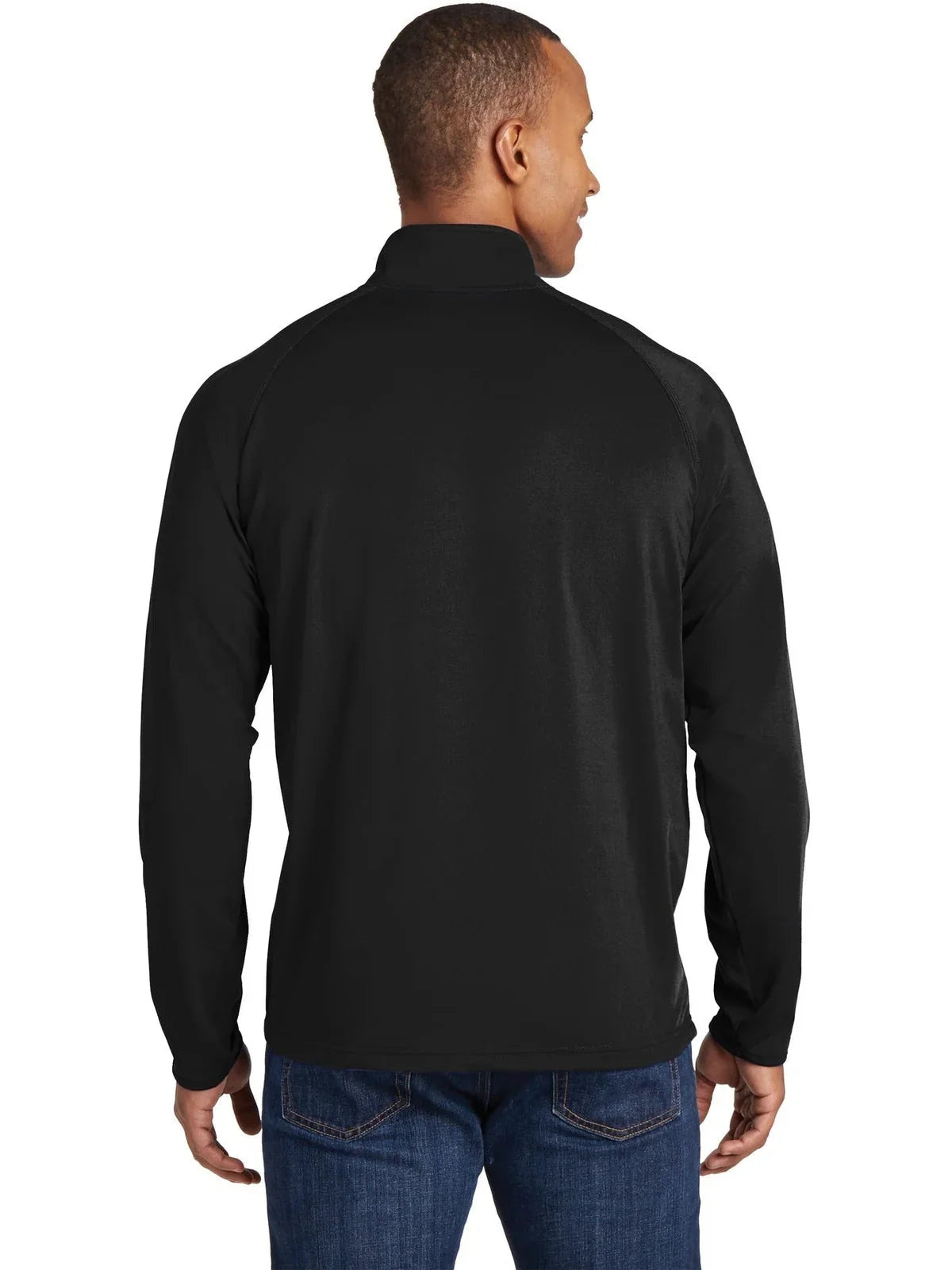 Sport-Tek Sport-Wick Stretch 1/4-Zip Pullover with custom logo embroidery