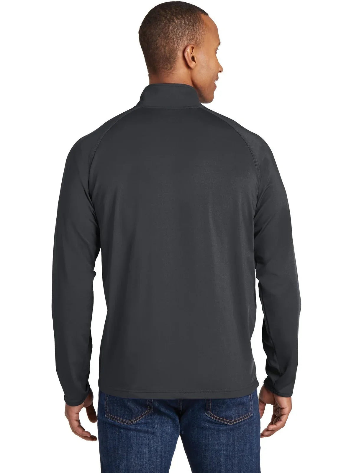 Sport-Tek Sport-Wick Stretch 1/4-Zip Pullover with custom logo embroidery