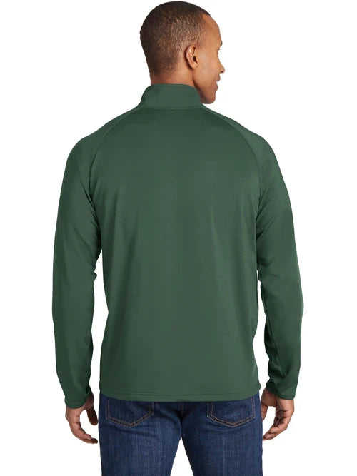 Sport-Tek Sport-Wick Stretch 1/4-Zip Pullover with custom logo embroidery