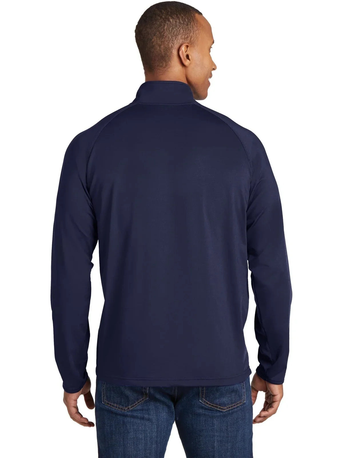 Sport-Tek Sport-Wick Stretch 1/4-Zip Pullover with custom logo embroidery