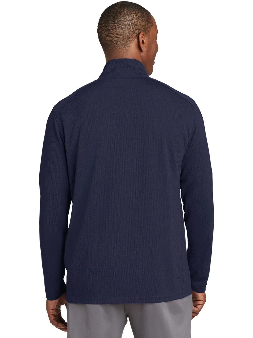 Sport-Tek Sport-Wick Textured 1/4-Zip Pullover with custom logo embroidery