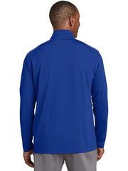 Sport-Tek Sport-Wick Textured 1/4-Zip Pullover with custom logo embroidery
