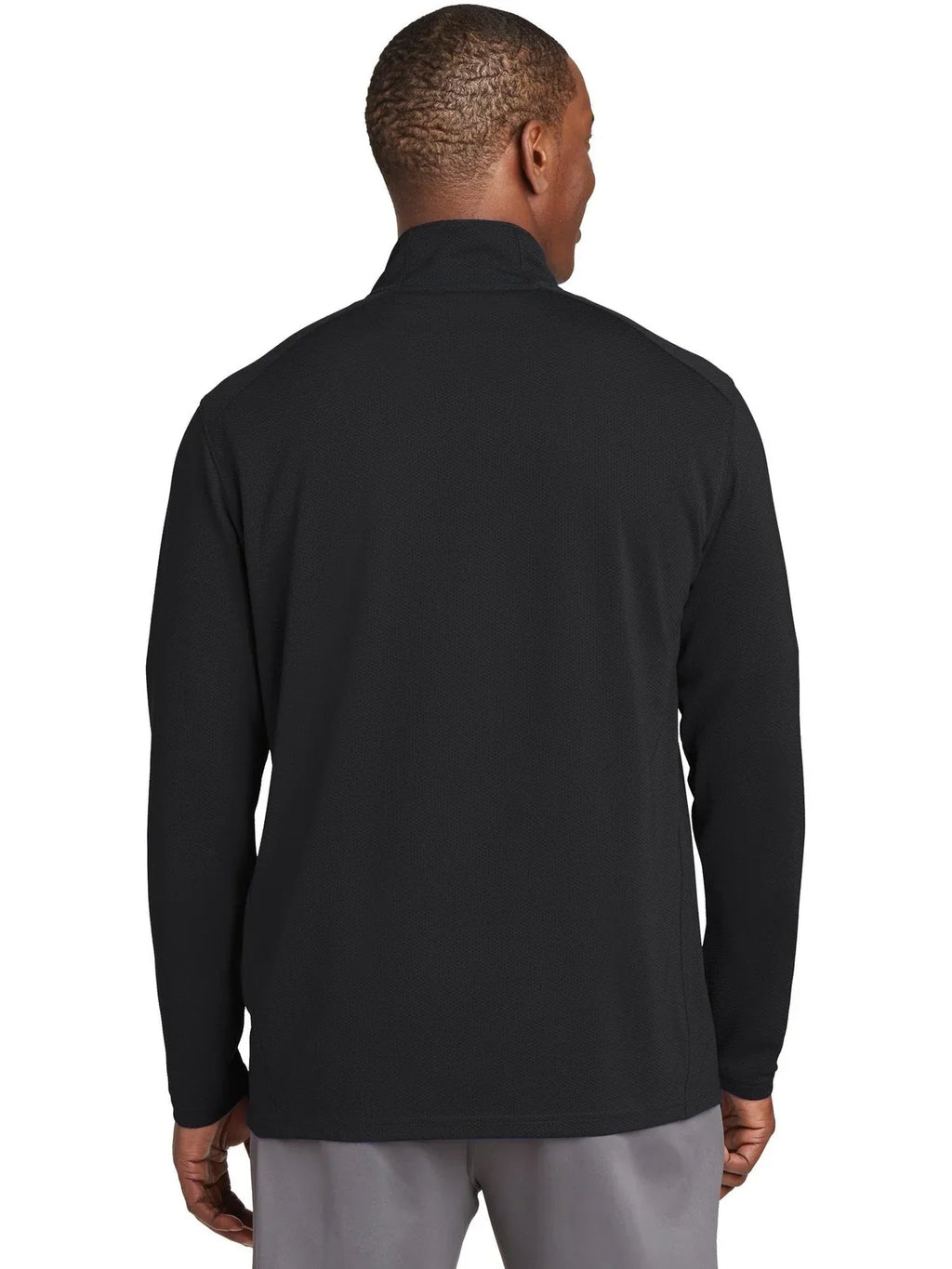 Sport-Tek Sport-Wick Textured 1/4-Zip Pullover with custom logo embroidery