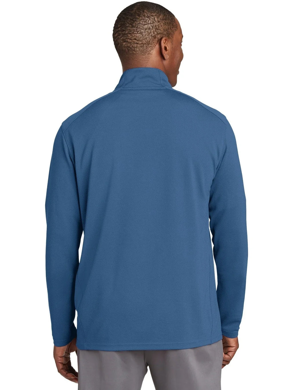 Sport-Tek Sport-Wick Textured 1/4-Zip Pullover with custom logo embroidery