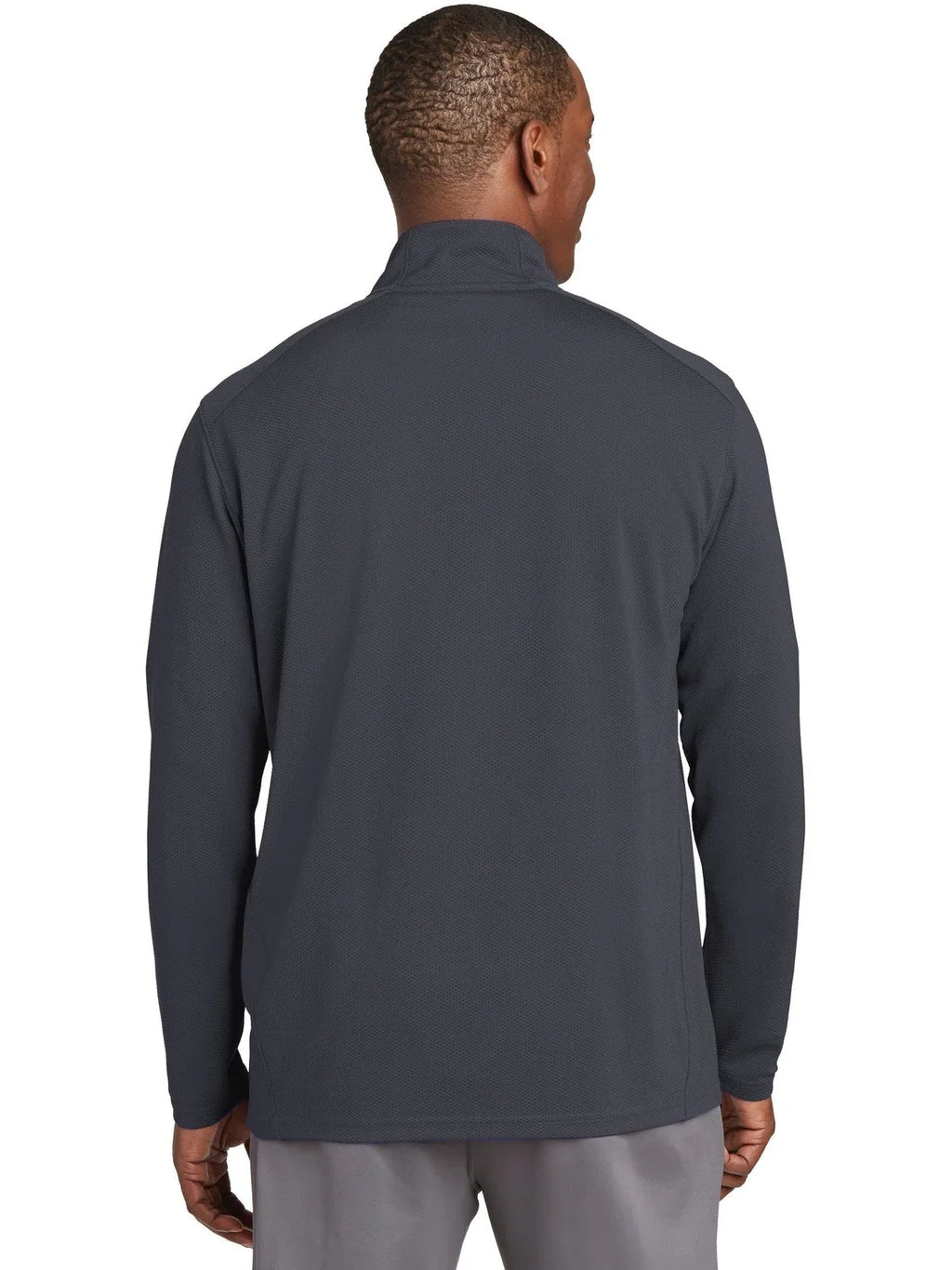 Sport-Tek Sport-Wick Textured 1/4-Zip Pullover with custom logo embroidery