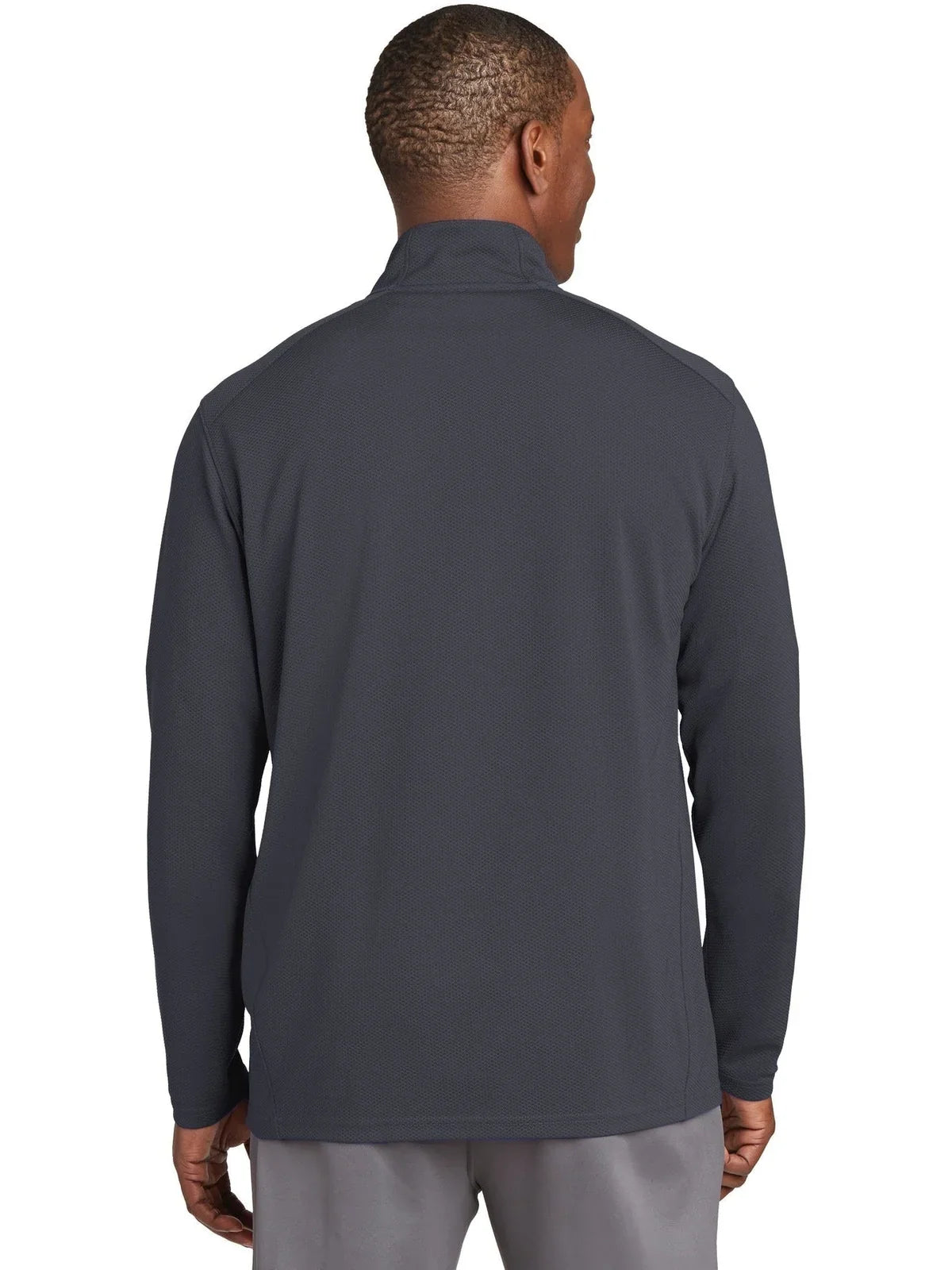Sport-Tek Sport-Wick Textured 1/4-Zip Pullover with custom logo embroidery