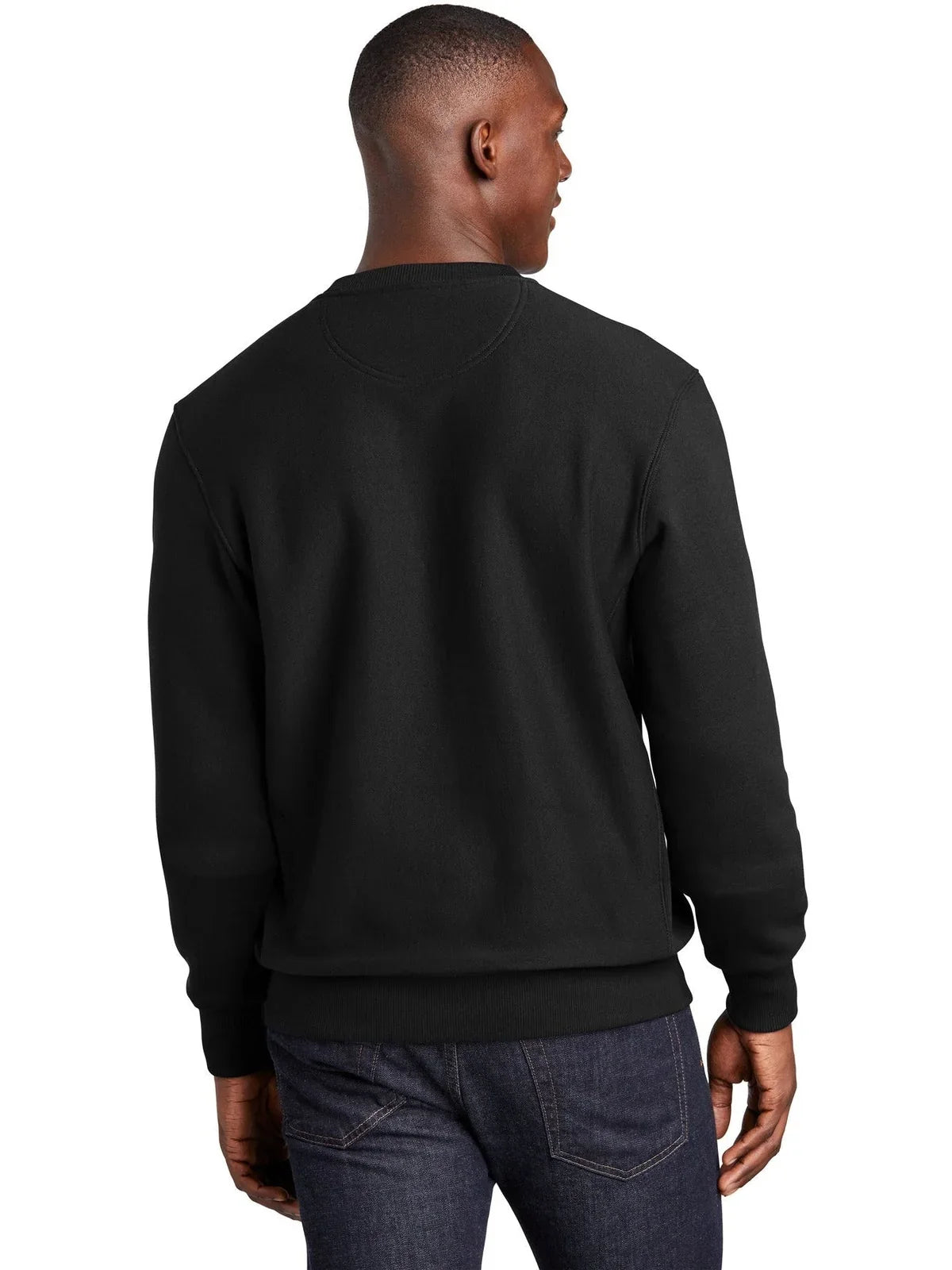 Sport-Tek Super Heavyweight Crewneck Sweatshirt with custom logo embroidery