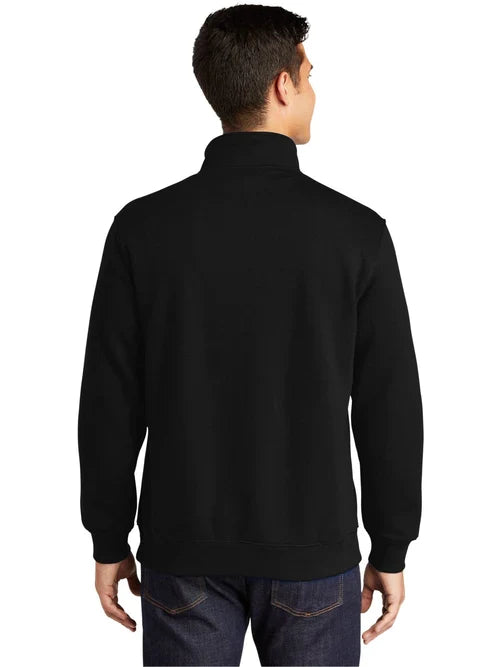 Sport-Tek Tall 1/4-Zip Sweatshirt with custom logo embroidery