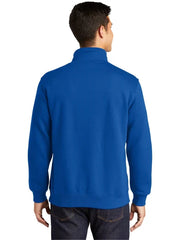 Sport-Tek Tall 1/4-Zip Sweatshirt with custom logo embroidery