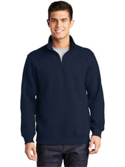 Sport-Tek Tall 1/4-Zip Sweatshirt with custom logo embroidery