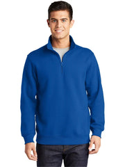 Sport-Tek Tall 1/4-Zip Sweatshirt with custom logo embroidery