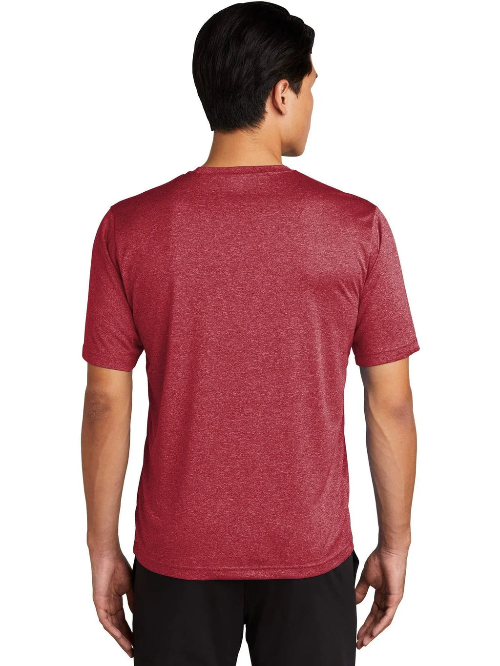 Sport-Tek Heather Contender Tee with custom logo embroidery