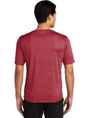Sport-Tek Heather Contender Tee with custom logo embroidery
