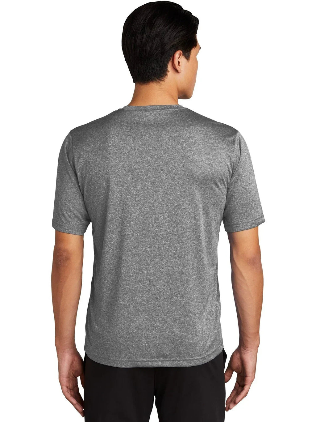 Sport-Tek Heather Contender Tee with custom logo embroidery