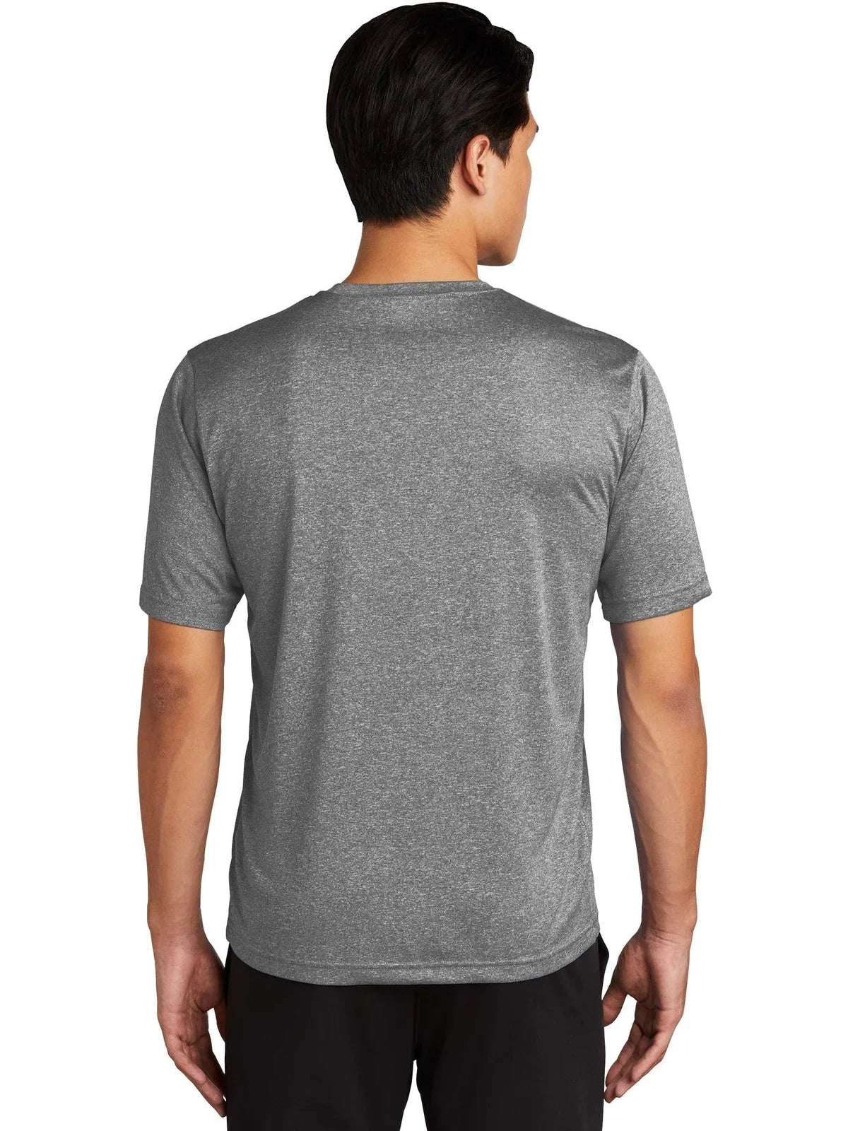 Sport-Tek Heather Contender Tee with custom logo embroidery