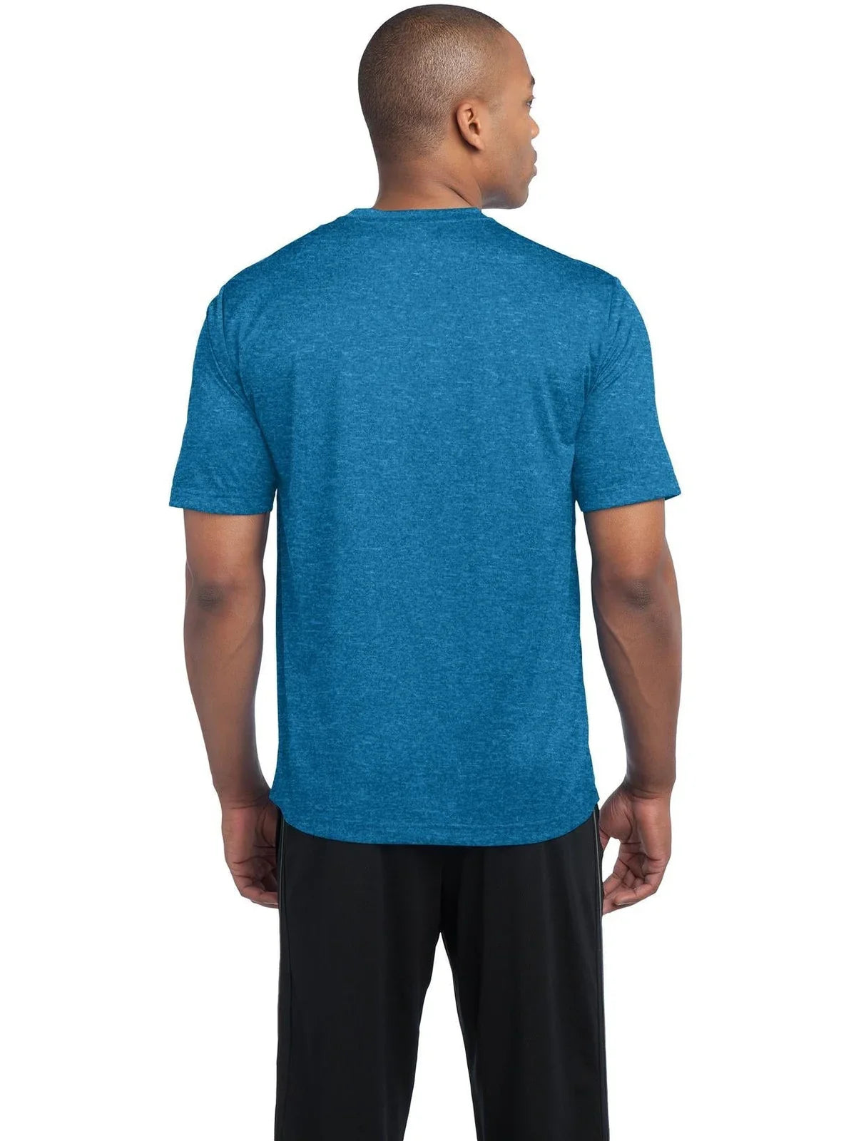Sport-Tek Heather Contender Tee with custom logo embroidery