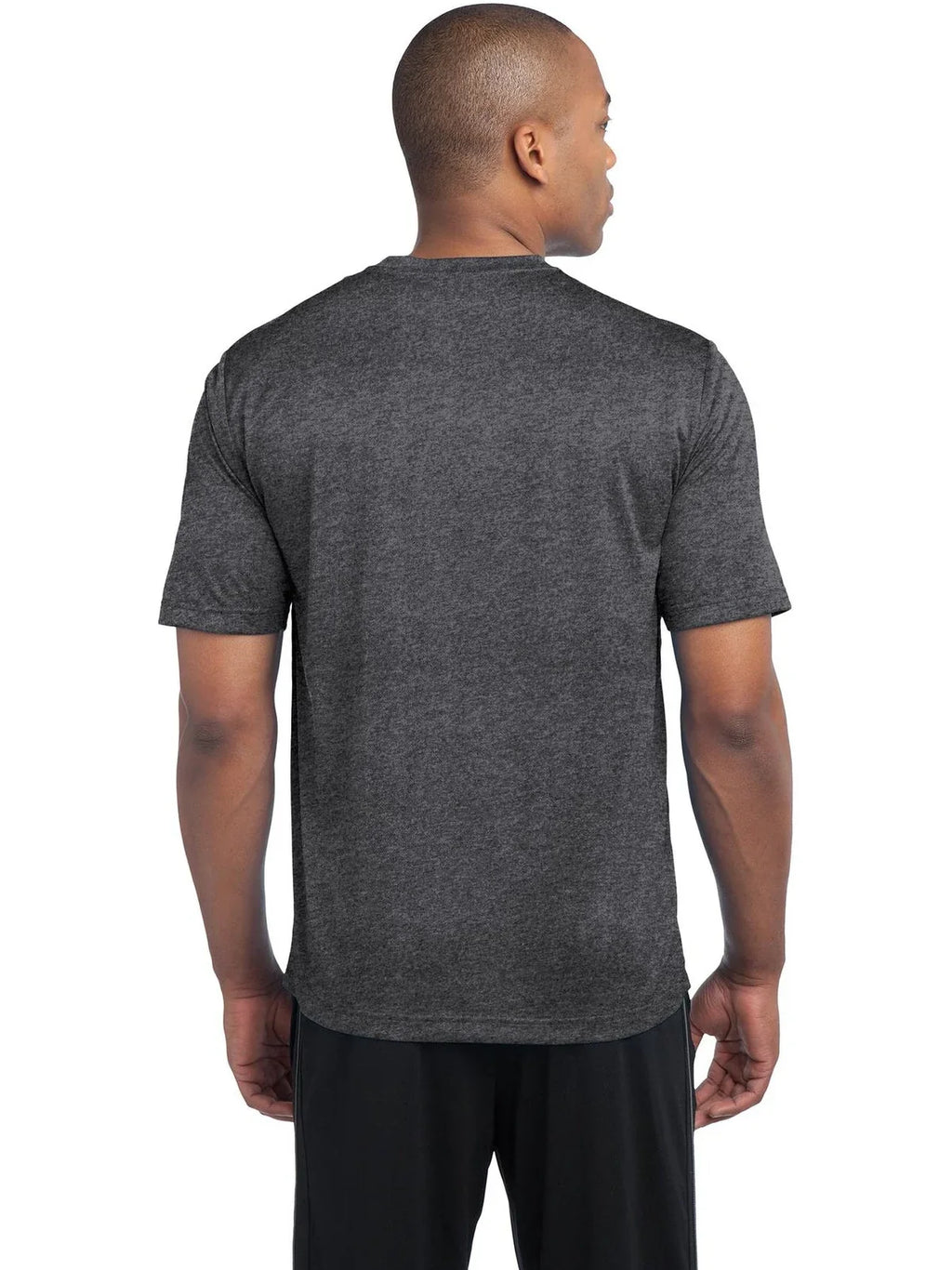 Sport-Tek Heather Contender Tee with custom logo embroidery