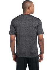 Sport-Tek Heather Contender Tee with custom logo embroidery