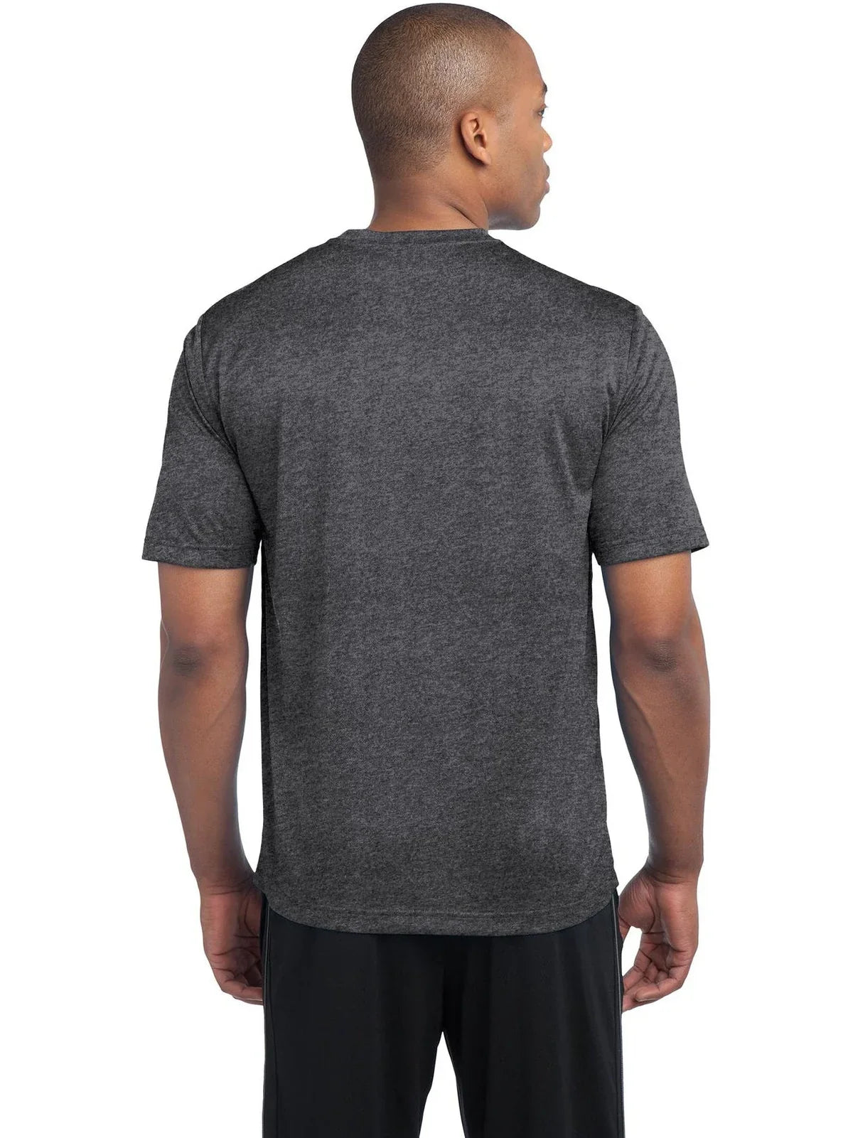 Sport-Tek Heather Contender Tee with custom logo embroidery