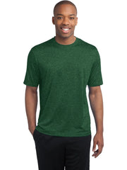 Sport-Tek Heather Contender Tee with custom logo embroidery