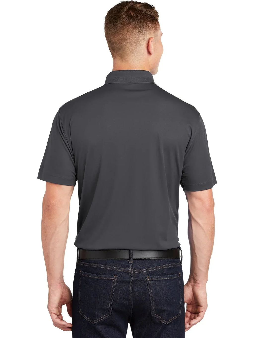 Sport-Tek Tall Micropique Sport-Wick Polo with custom logo embroidery