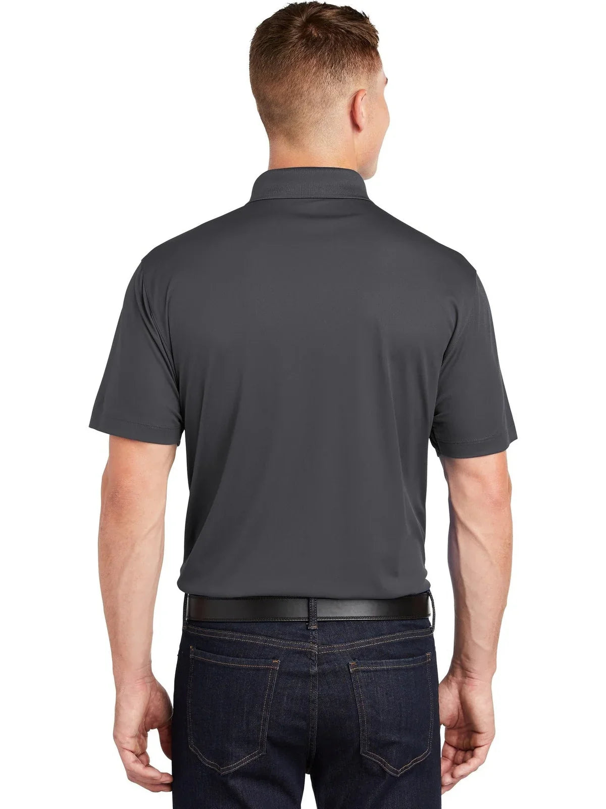 Sport-Tek Tall Micropique Sport-Wick Polo with custom logo embroidery