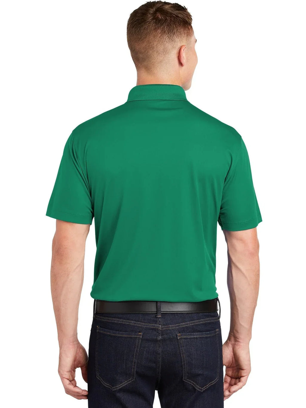 Sport-Tek Tall Micropique Sport-Wick Polo with custom logo embroidery