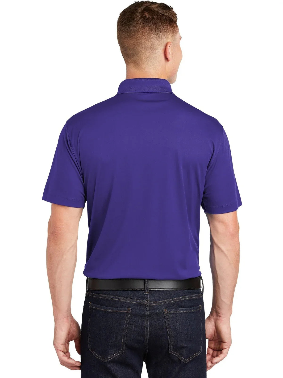 Sport-Tek Tall Micropique Sport-Wick Polo with custom logo embroidery