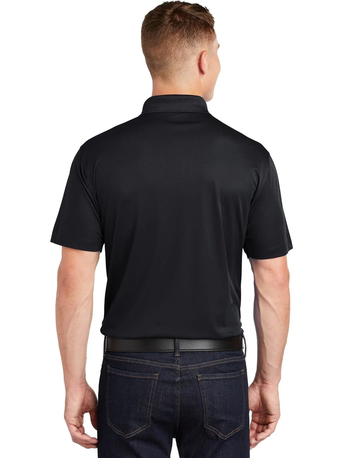 Sport-Tek Tall Micropique Sport-Wick Polo with custom logo embroidery