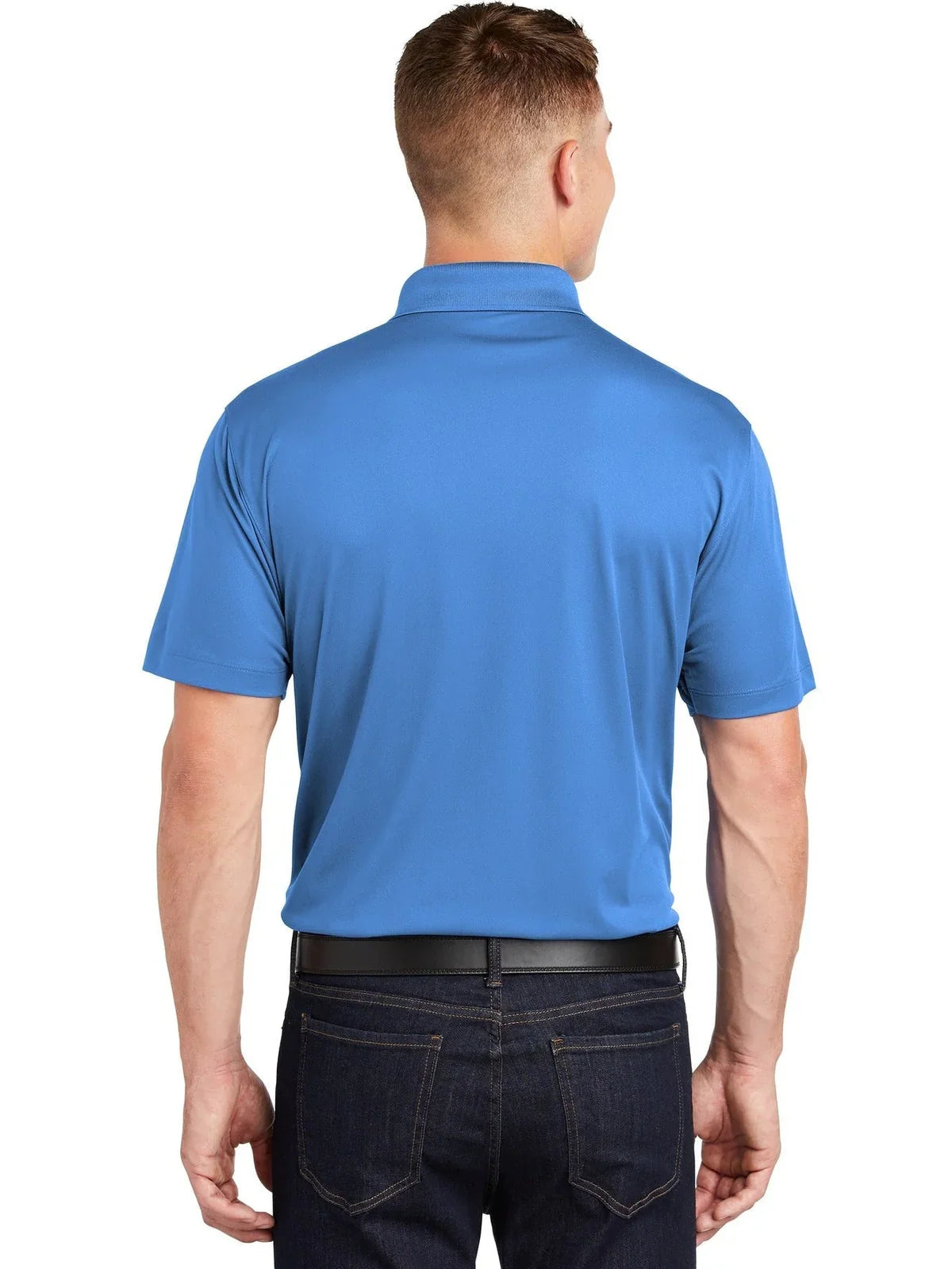 Sport-Tek Tall Micropique Sport-Wick Polo with custom logo embroidery