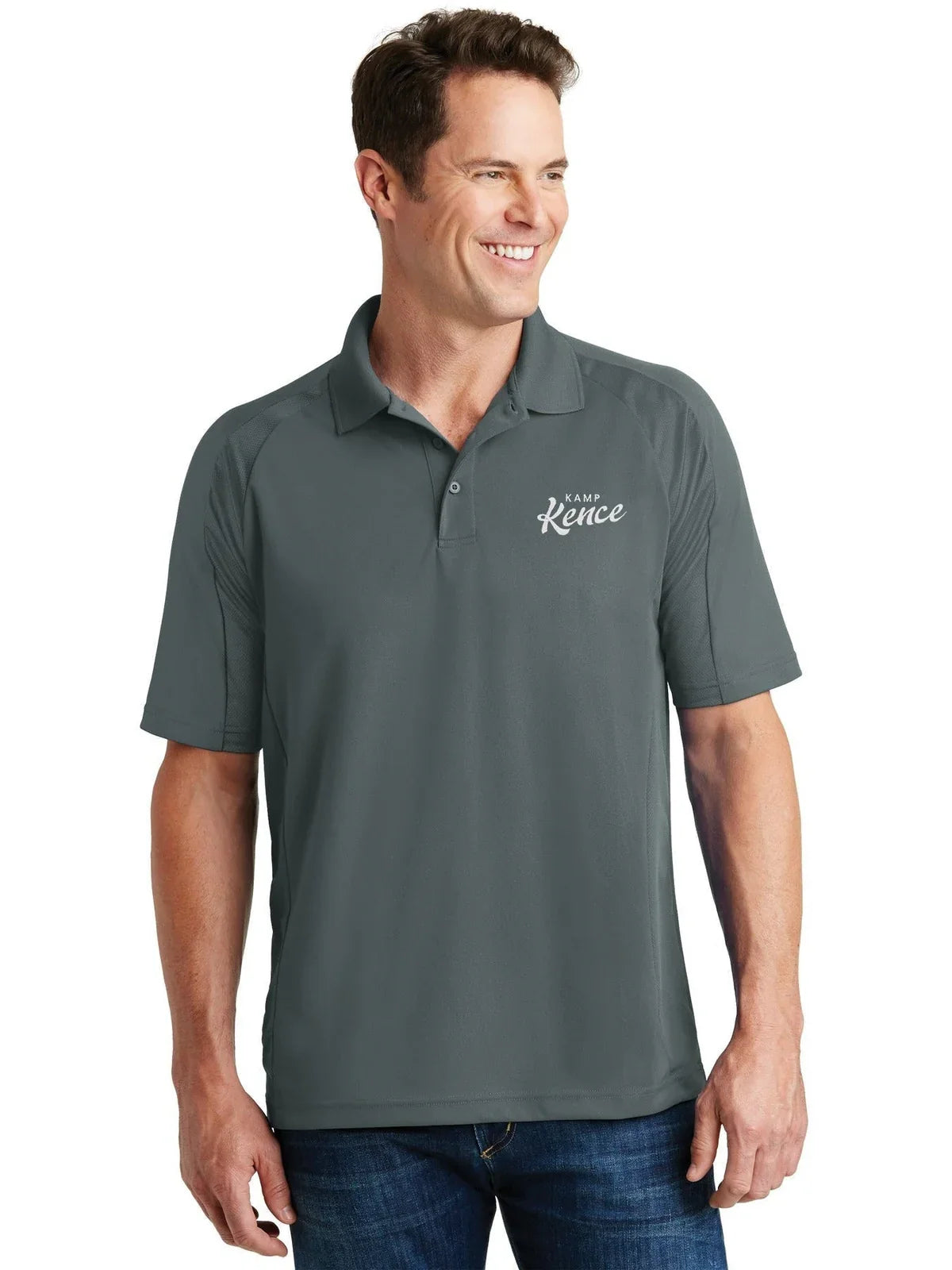 Sport-Tek Dri-Mesh Pro Polo with custom logo embroidery