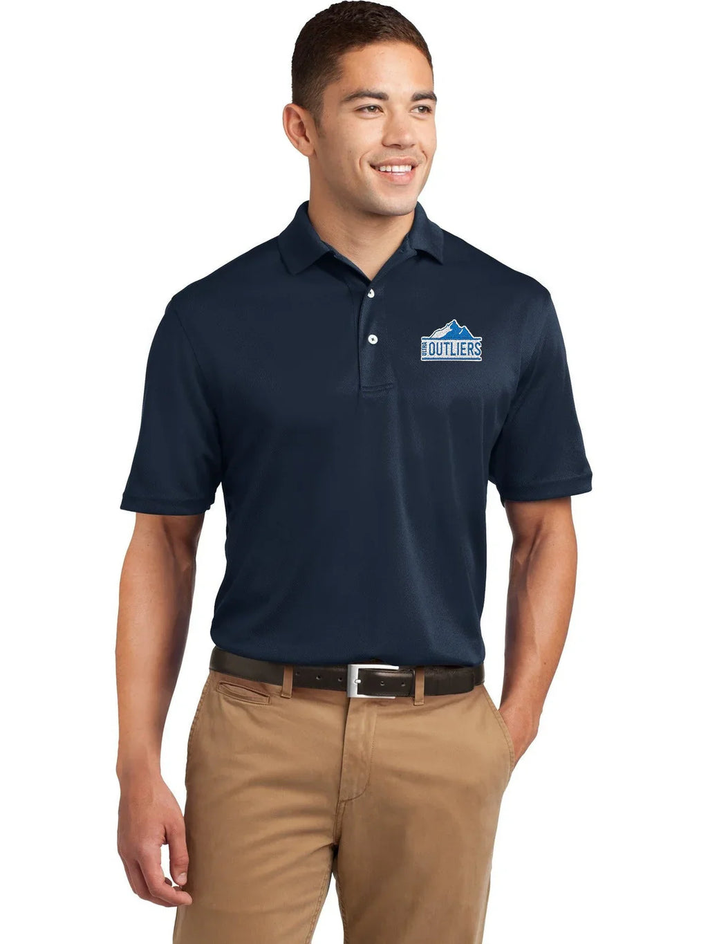 Sport-Tek Tall Dri-Mesh Polo with custom logo embroidery
