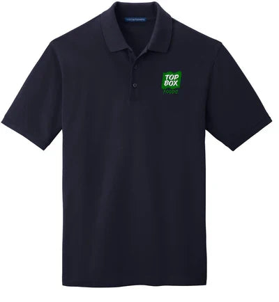 Port Authority EZCotton Polo with custom logo embroidery