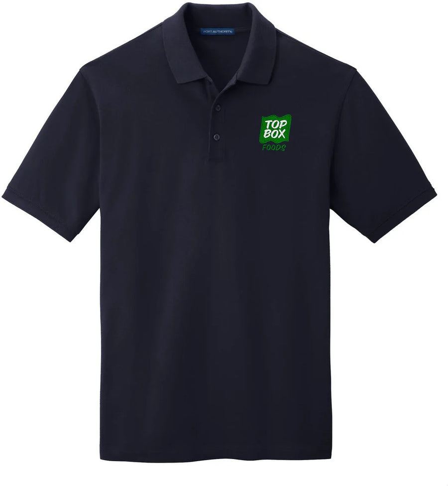Port Authority Tall EZCotton Polo with custom logo embroidery