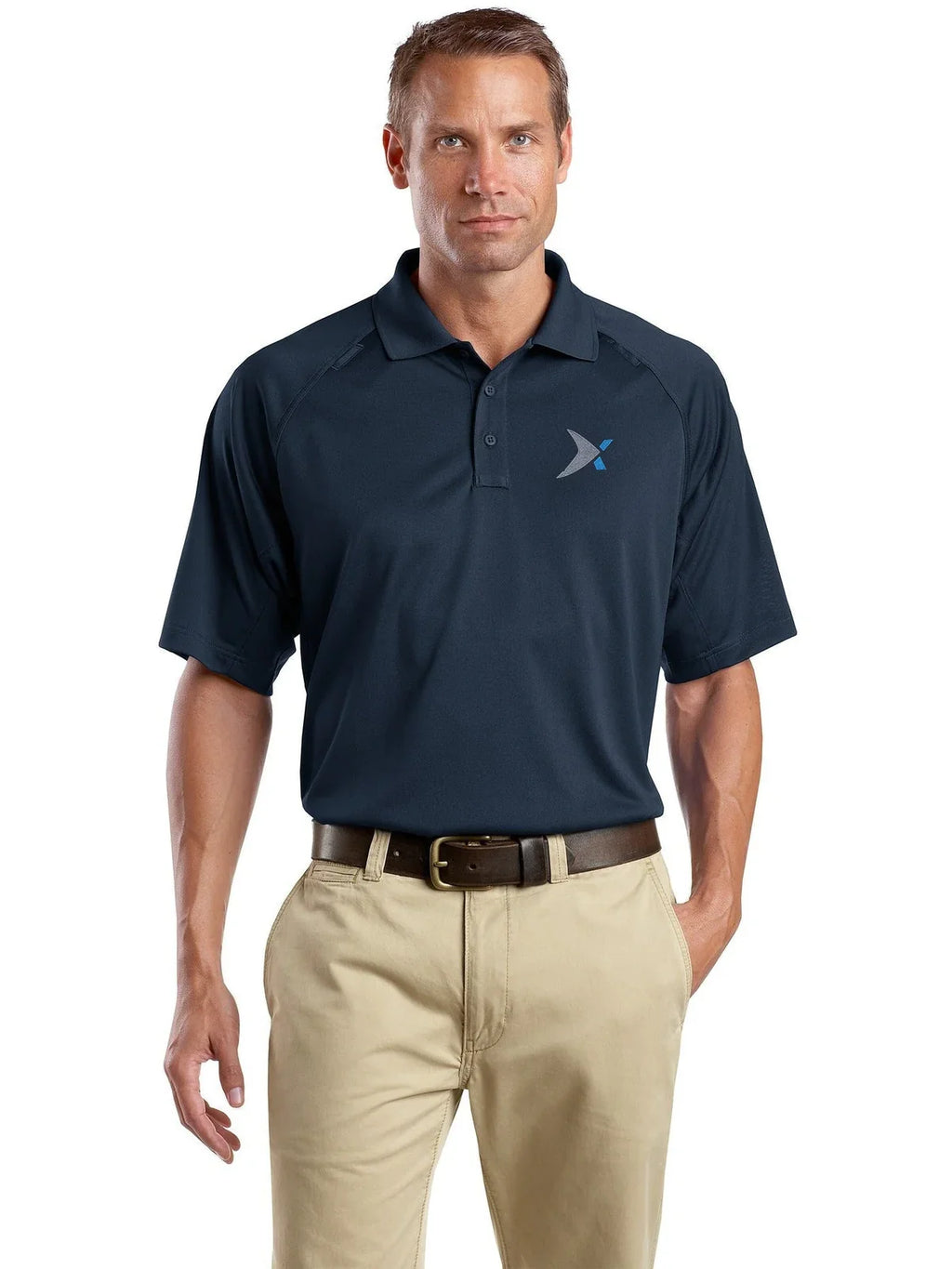 CornerStone Tall Select Snag-Proof Tactical Polo with custom logo embroidery