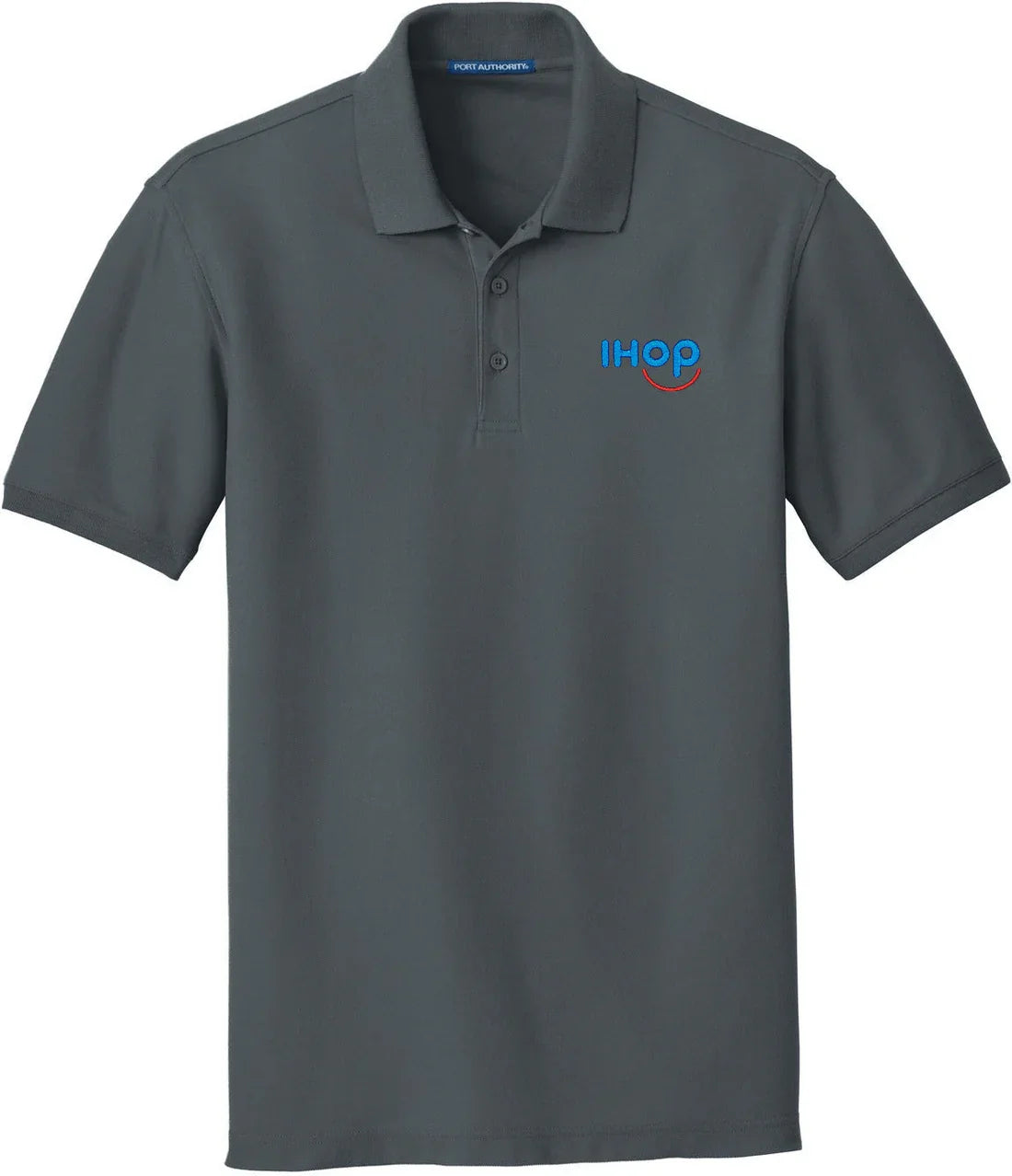 Port Authority Tall Core Classic Pique Polo with custom logo embroidery