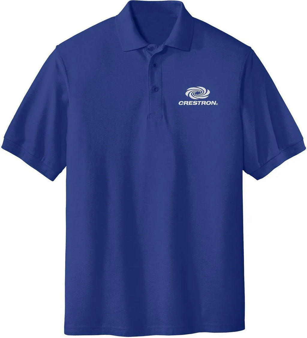 Port Authority Tall Silk Touch Polo with custom logo embroidery