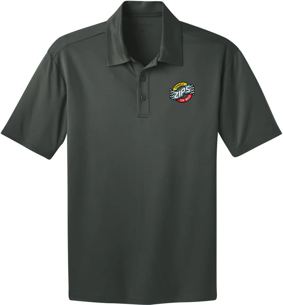 Port Authority Tall Silk Touch Performance Polo with custom logo embroidery