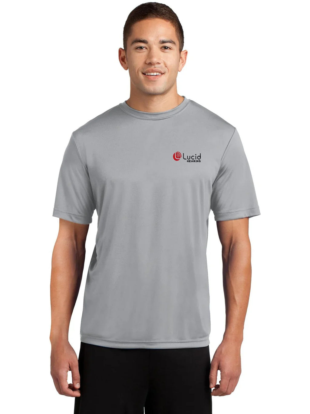 Sport-Tek Tall PosiCharge Competitor Tee with custom logo embroidery
